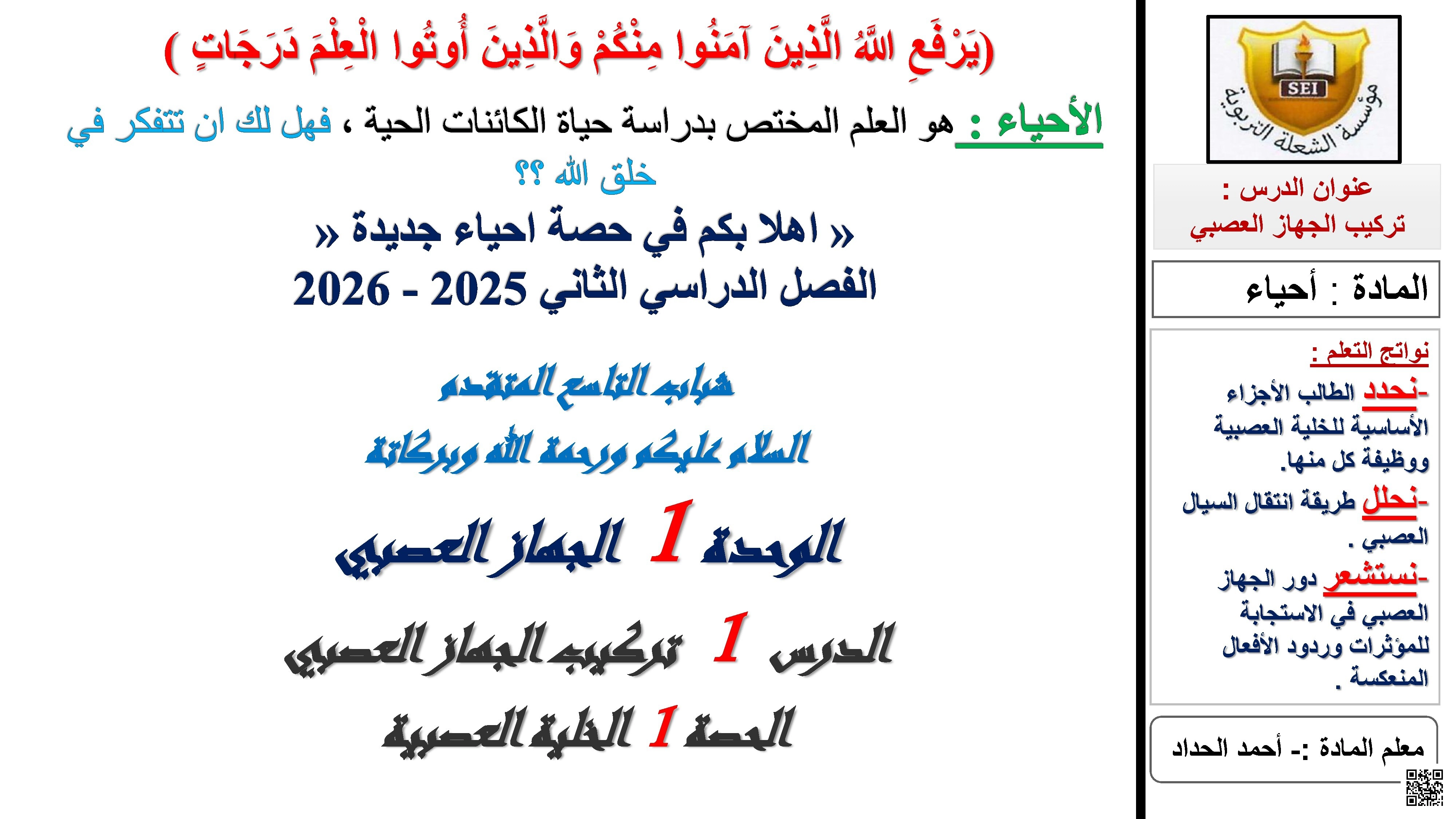 تركيب الجهاز العصبي