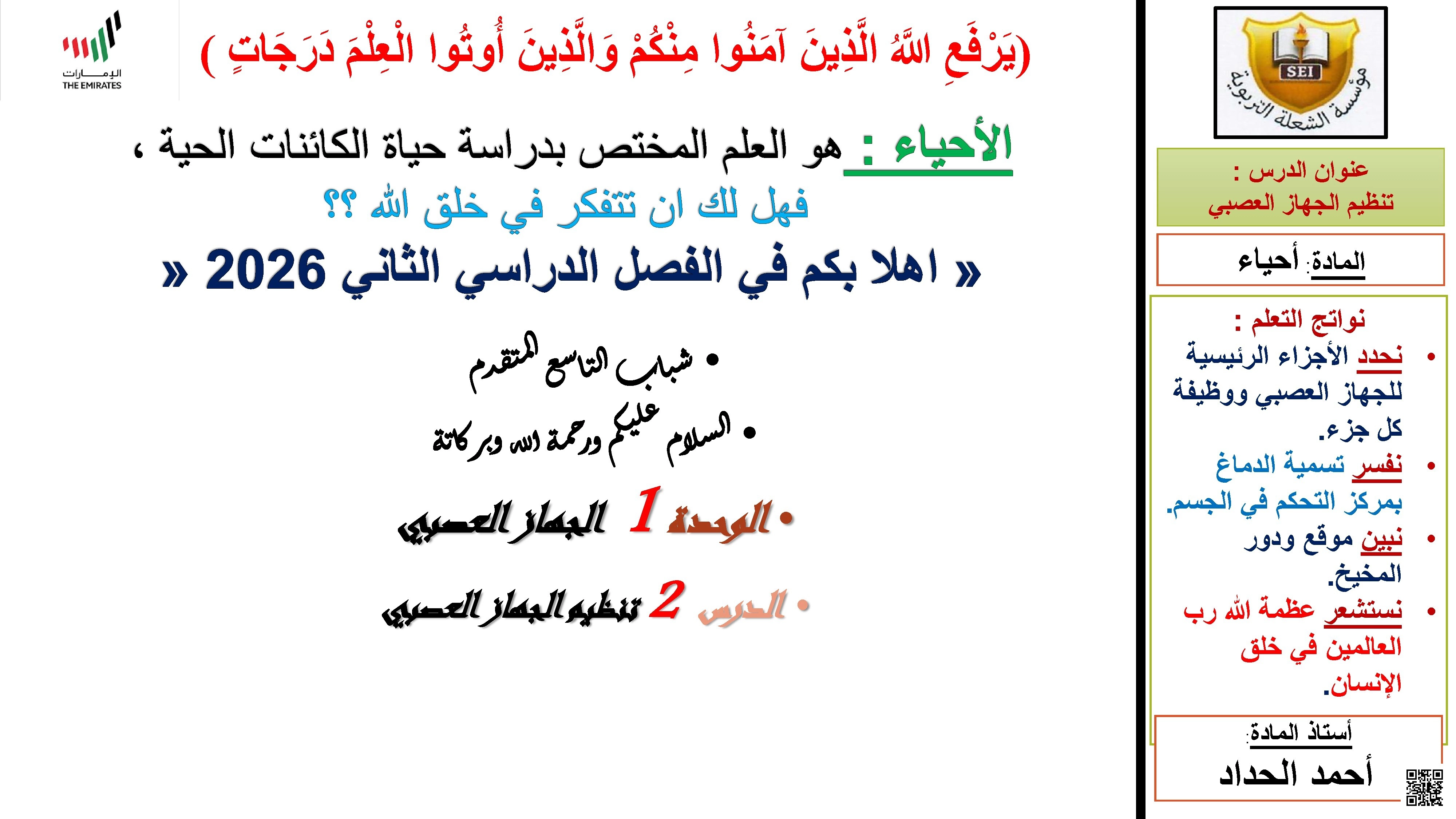 تنظيم الجهاز العصبي