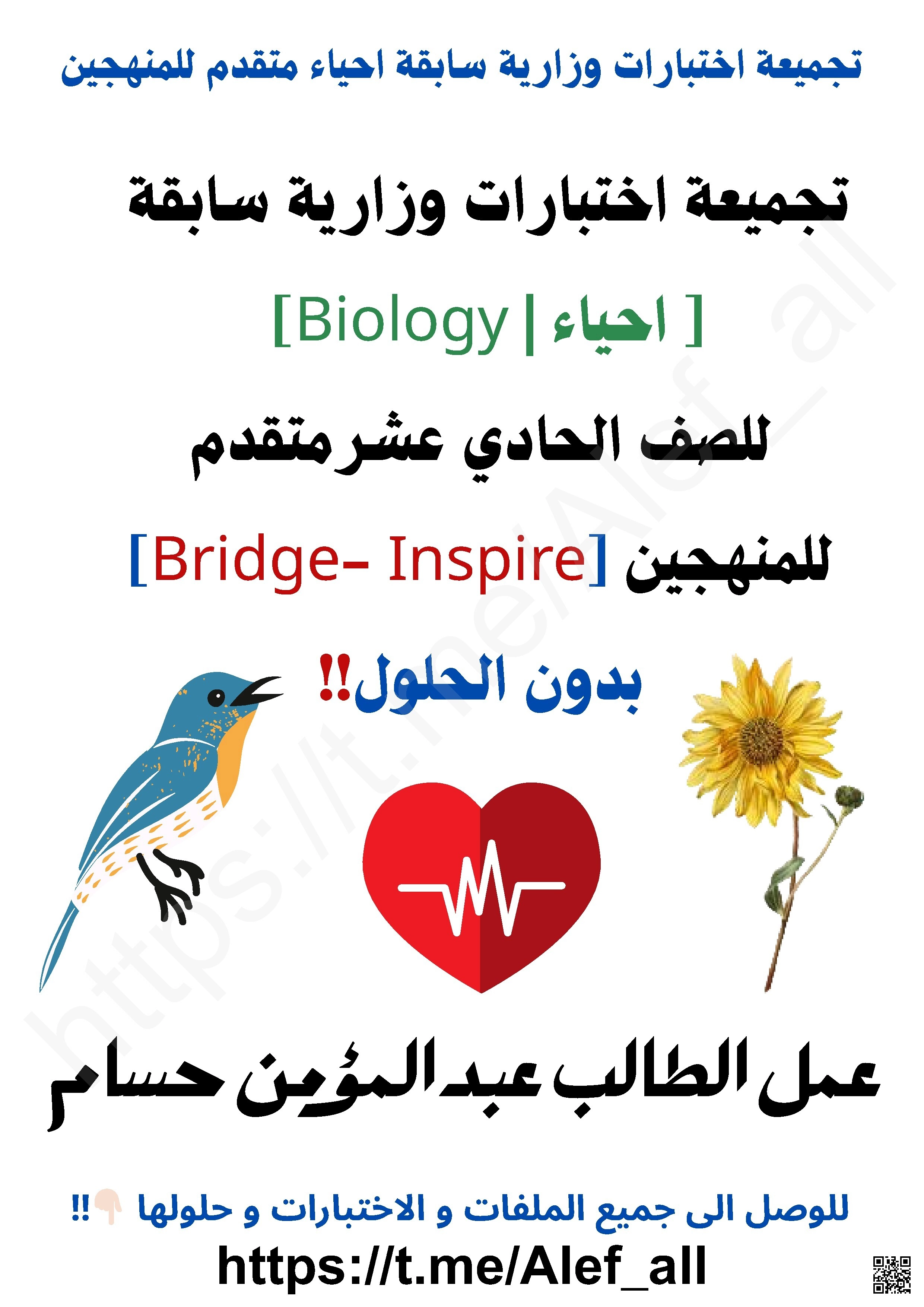 حلول تجميعة اختبارات وزارية سابقة