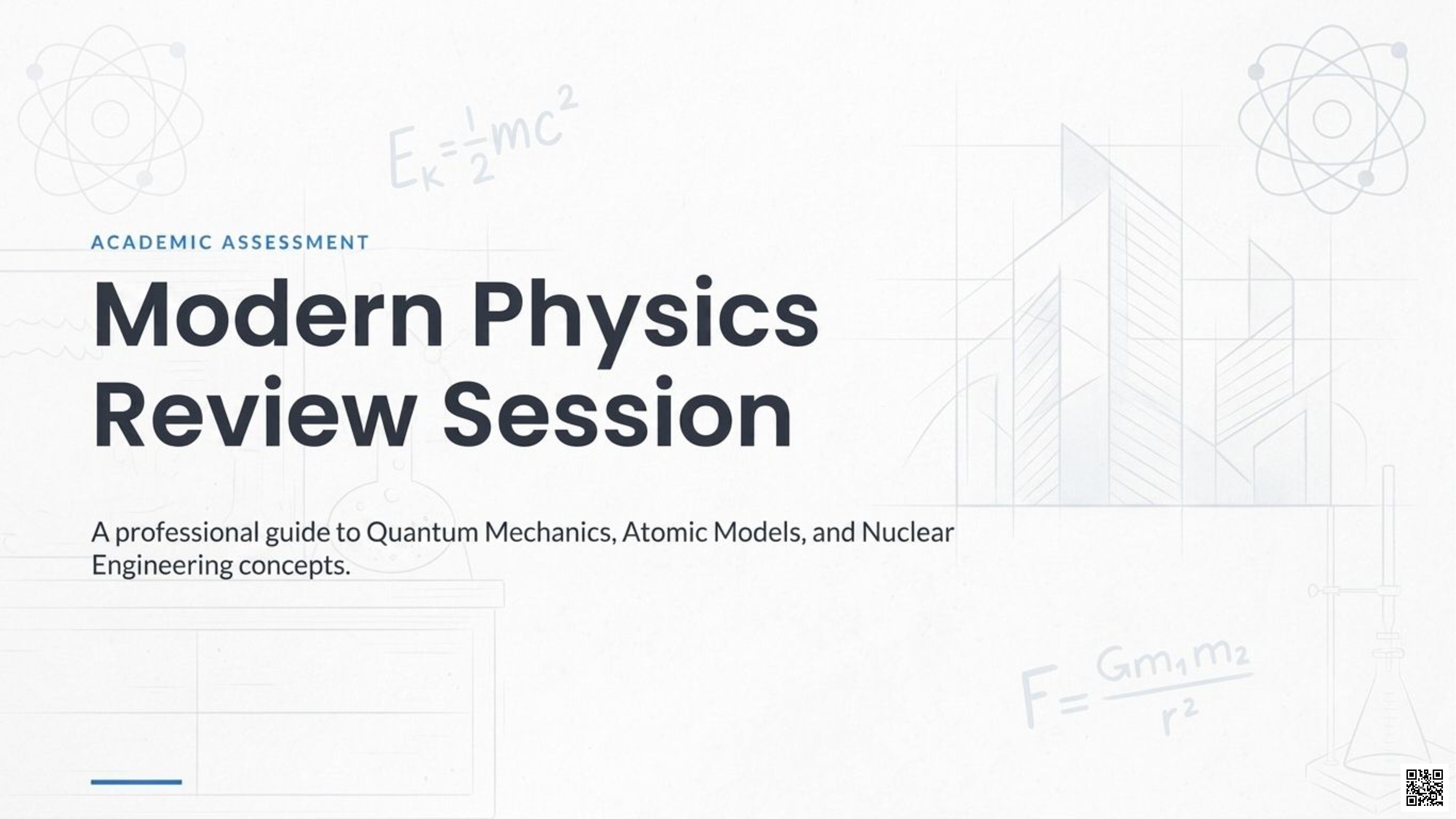 اختبار تجريبي انسباير Modern Physics Review Session