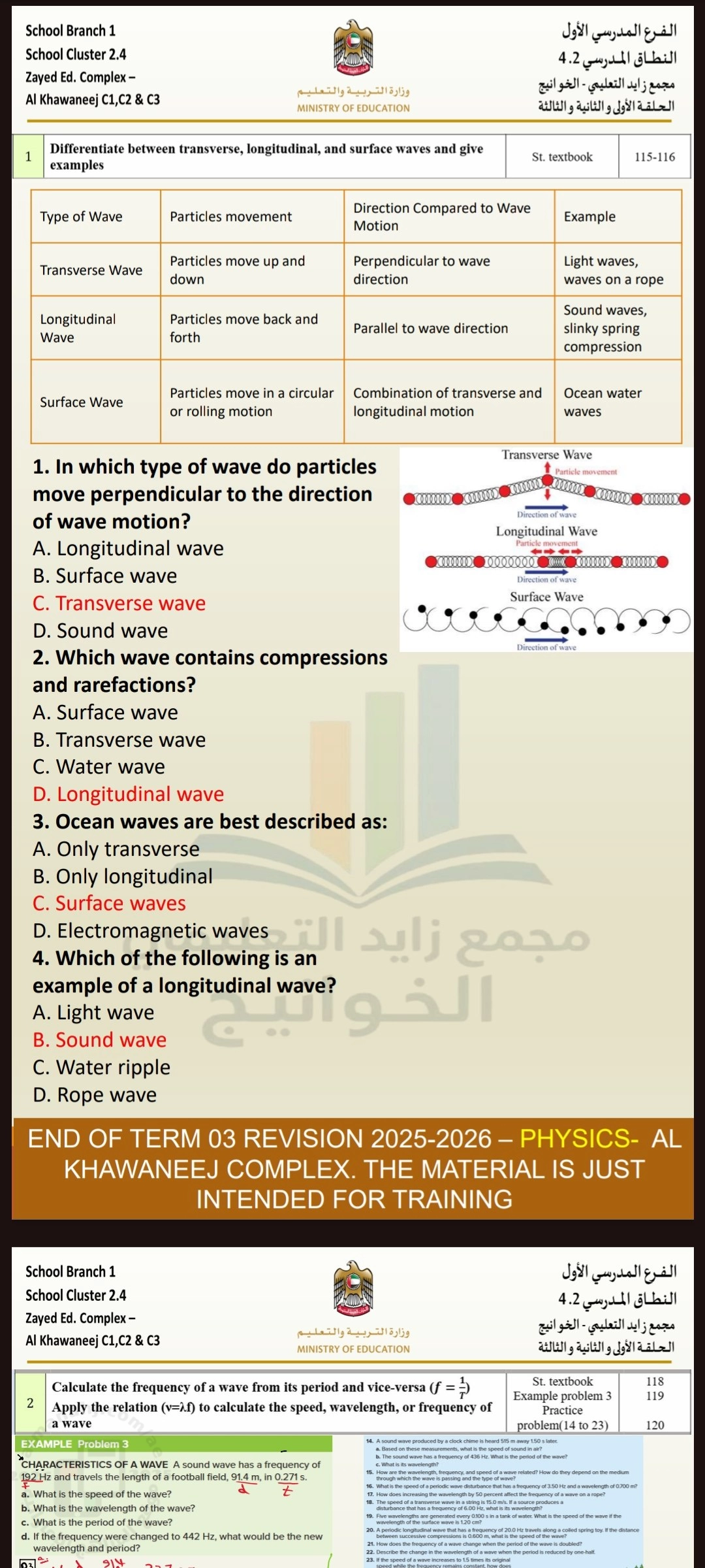 مراجعة نهائية وشاملة