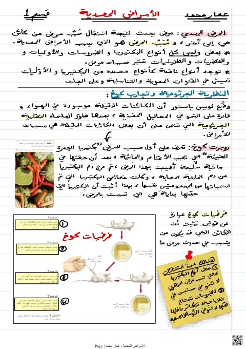 الأمراض المعدية