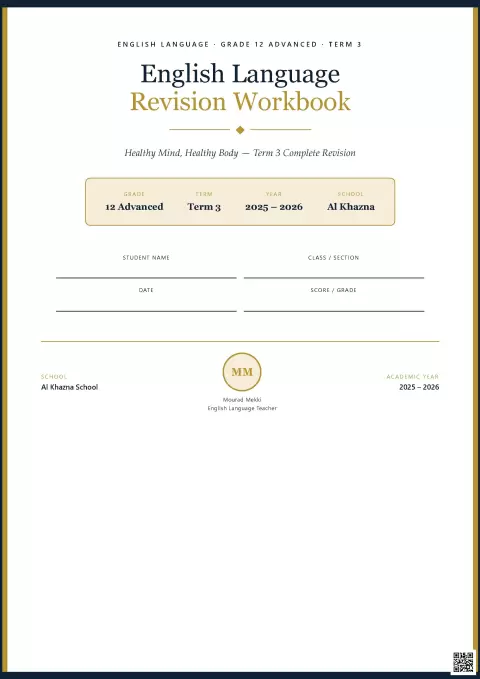 English Language Revision Workbook