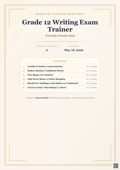 Grade 12 Writing Exam Trainer