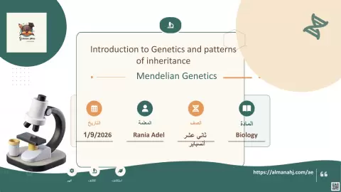 درس mendelian genetics part 1 - أنسباير