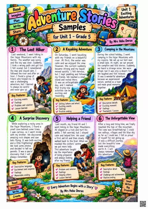 Adventure Stories Samples