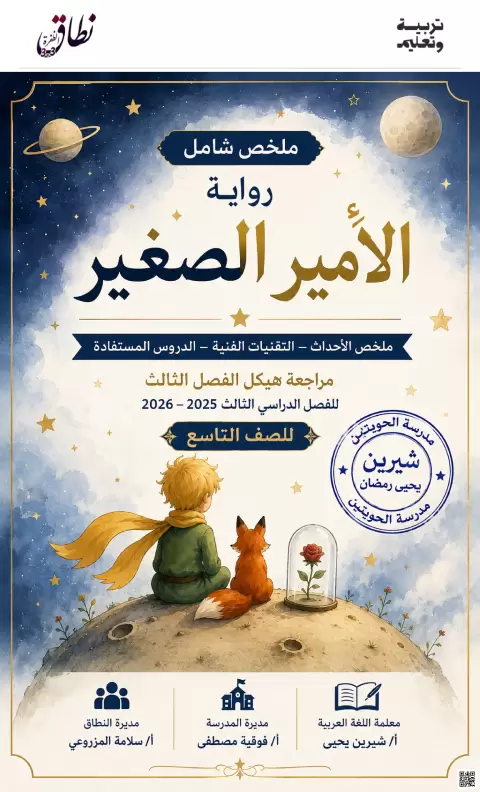 ملخص شامل رواية الأمير الصغير