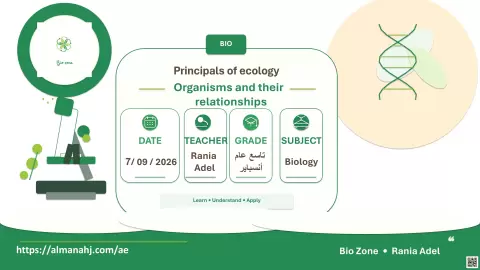 organisms and their relationships - عام انسباير