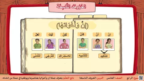 ملخص درس إن وأخواتها