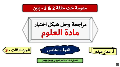 مراجعة وحل الهيكل (3)
