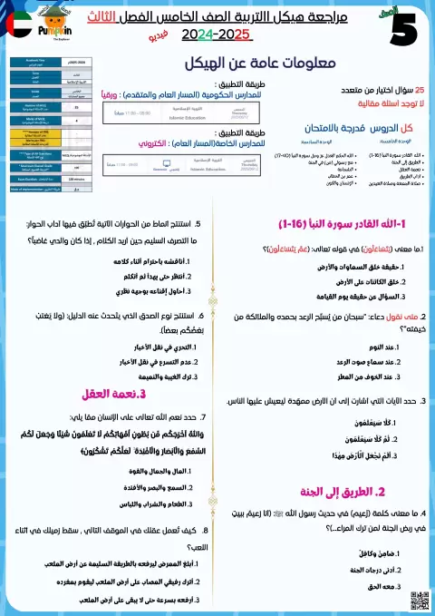 مراجعة الهيكل مع الحل