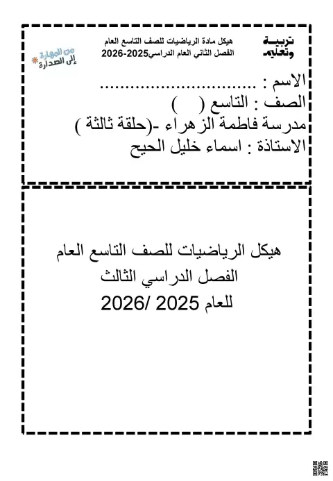ملزمة للهيكل الوزاري