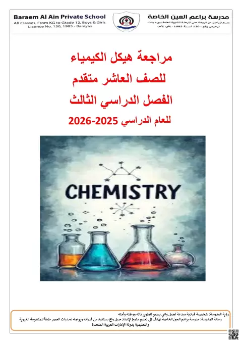 هيكل الامتحان النهائي 2026م غير محلول