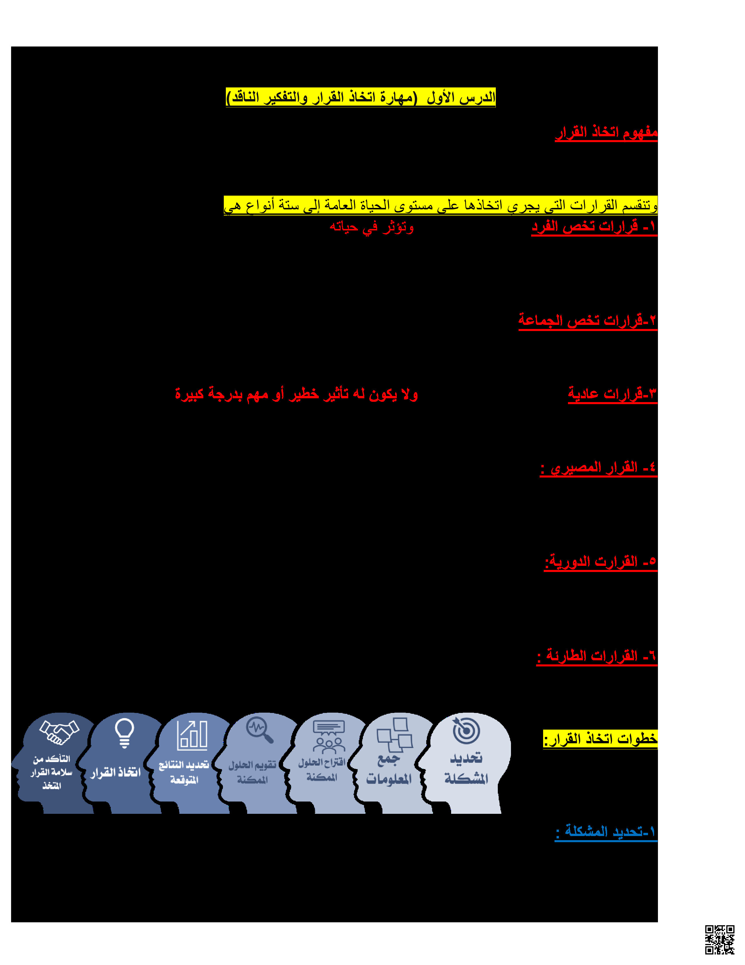 مراجعة النهائي و حل أنشطة الكتاب مقرر أسر 102 - تربية أسرية - الصف الصف الأول الثانوي - الفصل الفصل الثاني