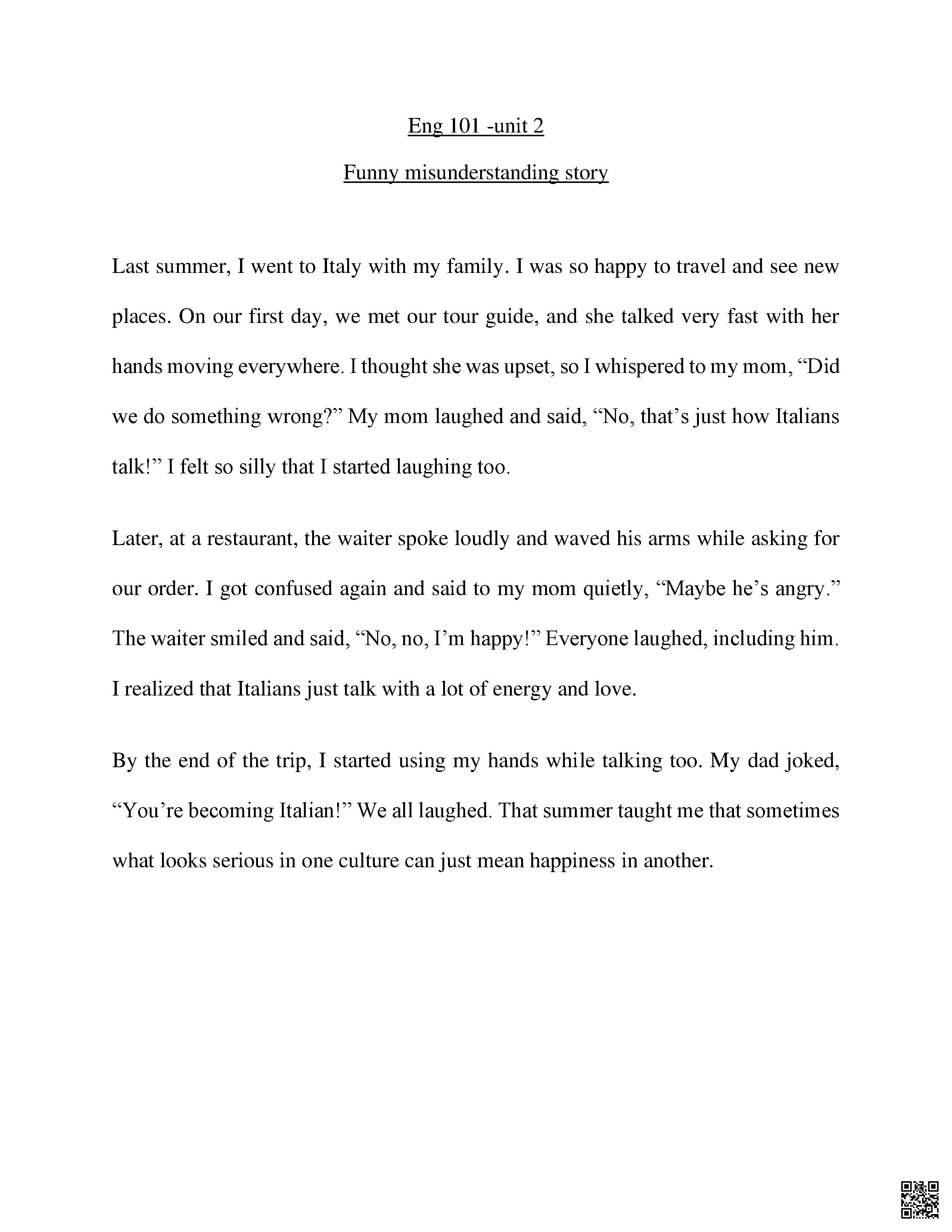 فقرات Eng101 - لغة انجليزية - الصف الصف الأول الثانوي - الفصل الفصل الثاني