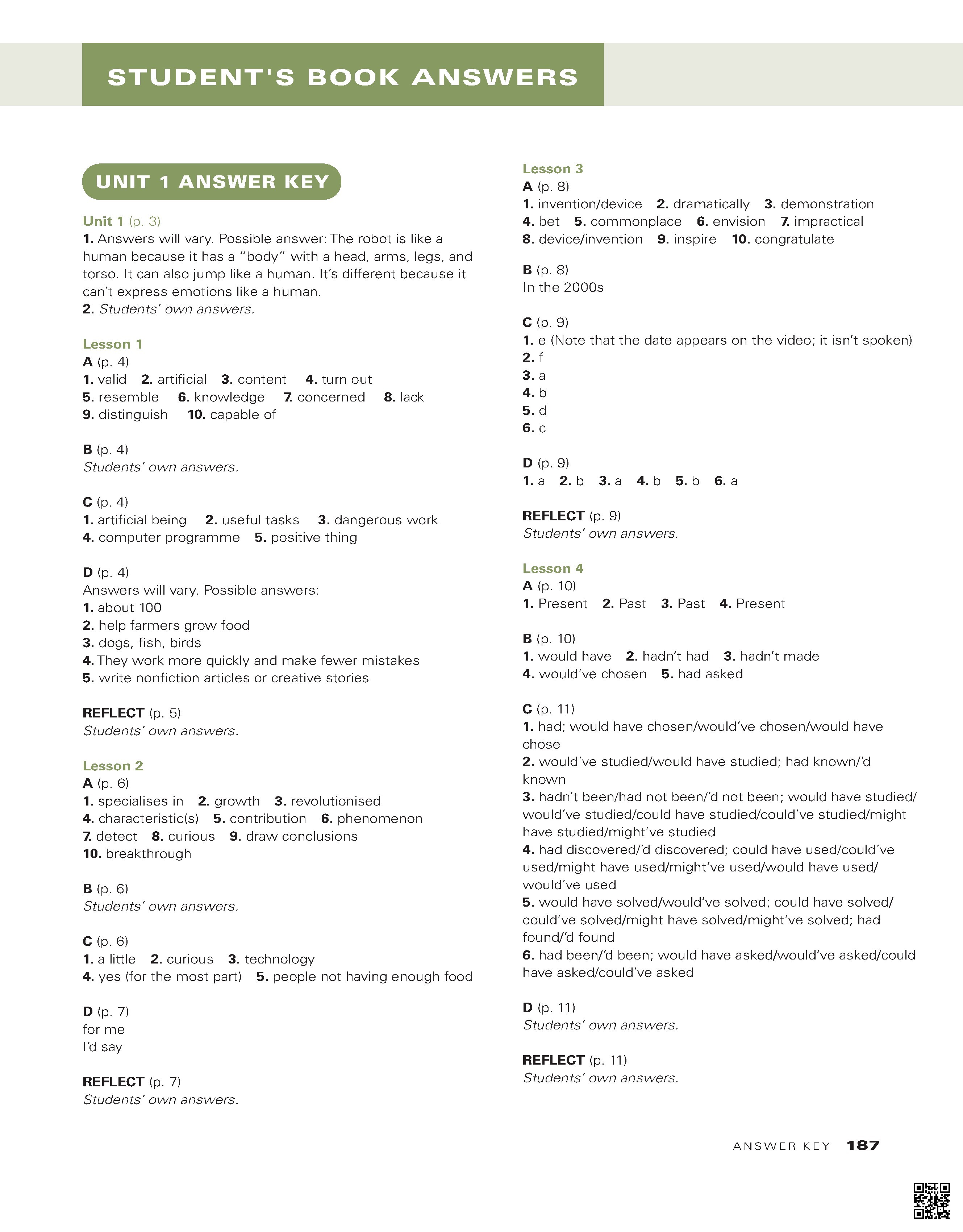  ملخص شامل في إنج 202 Reflect 11 - لغة انجليزية - الصف الصف الثاني الثانوي - الفصل الفصل الثاني