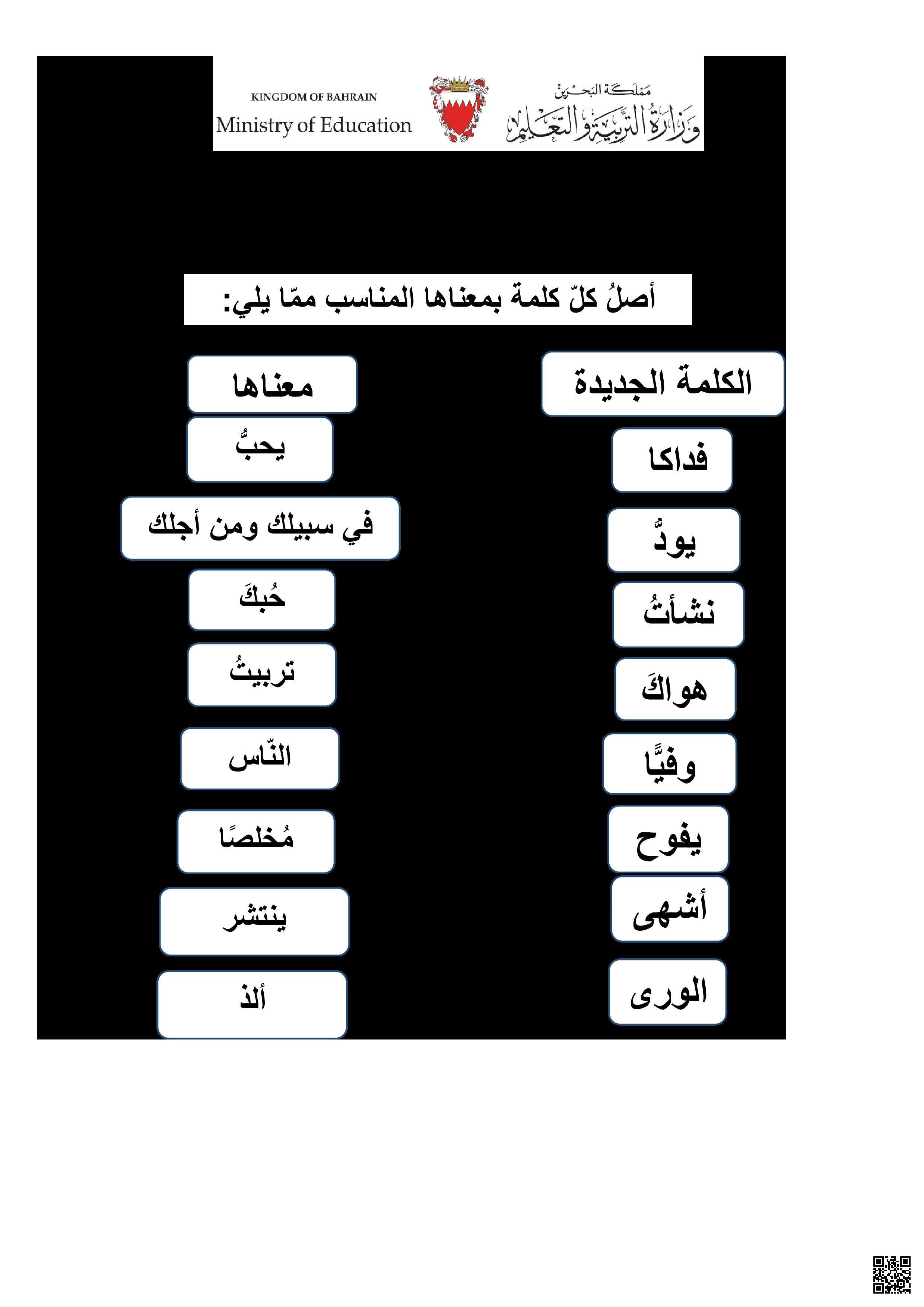 شرح لقصيدة وطني مع أسئلة - لغة عربية - الصف الصف الرابع - الفصل الفصل الثاني