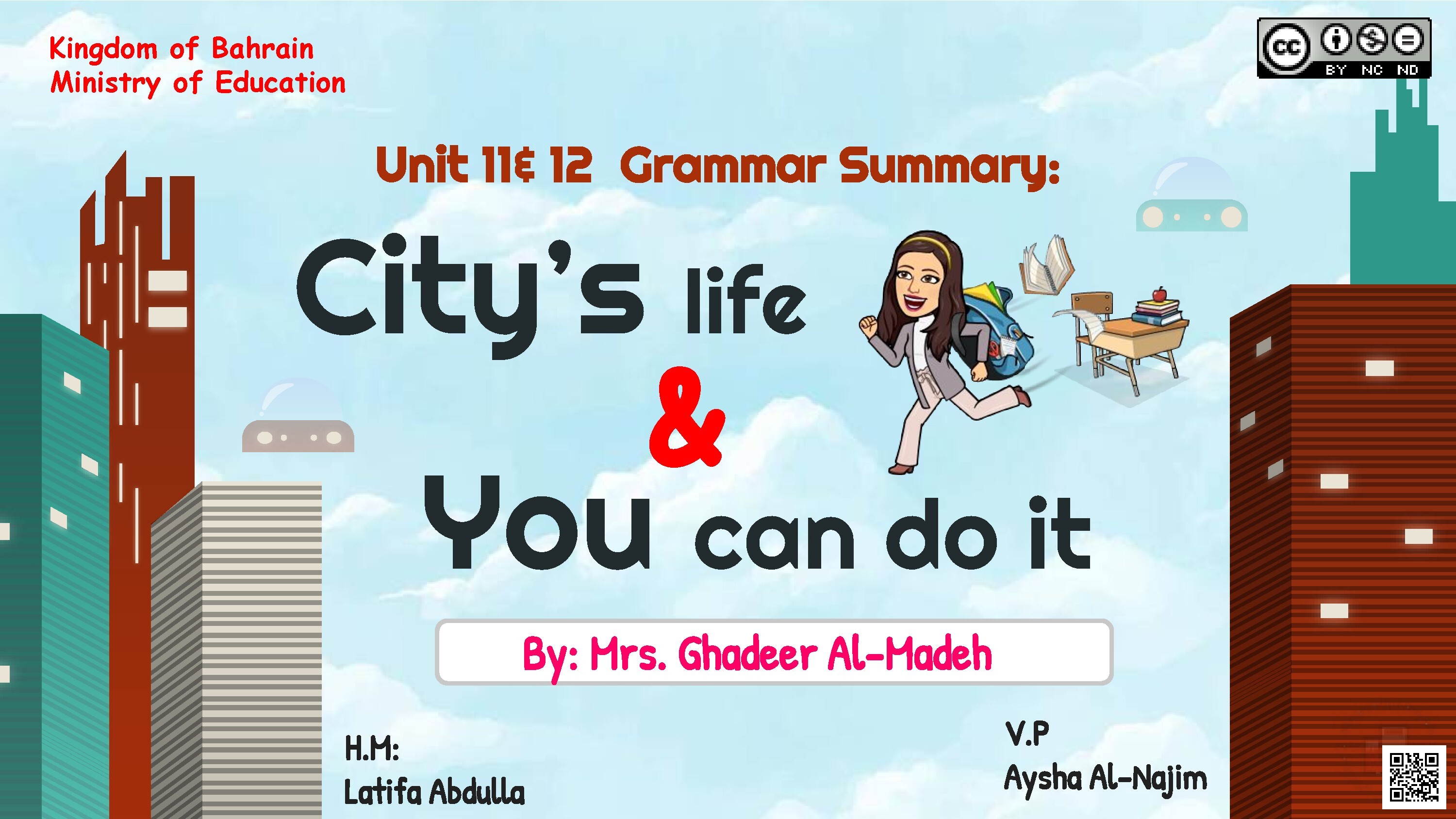 Unit 11&12 Grammar Summary - By Ghadeer Al-Madeh العنوان