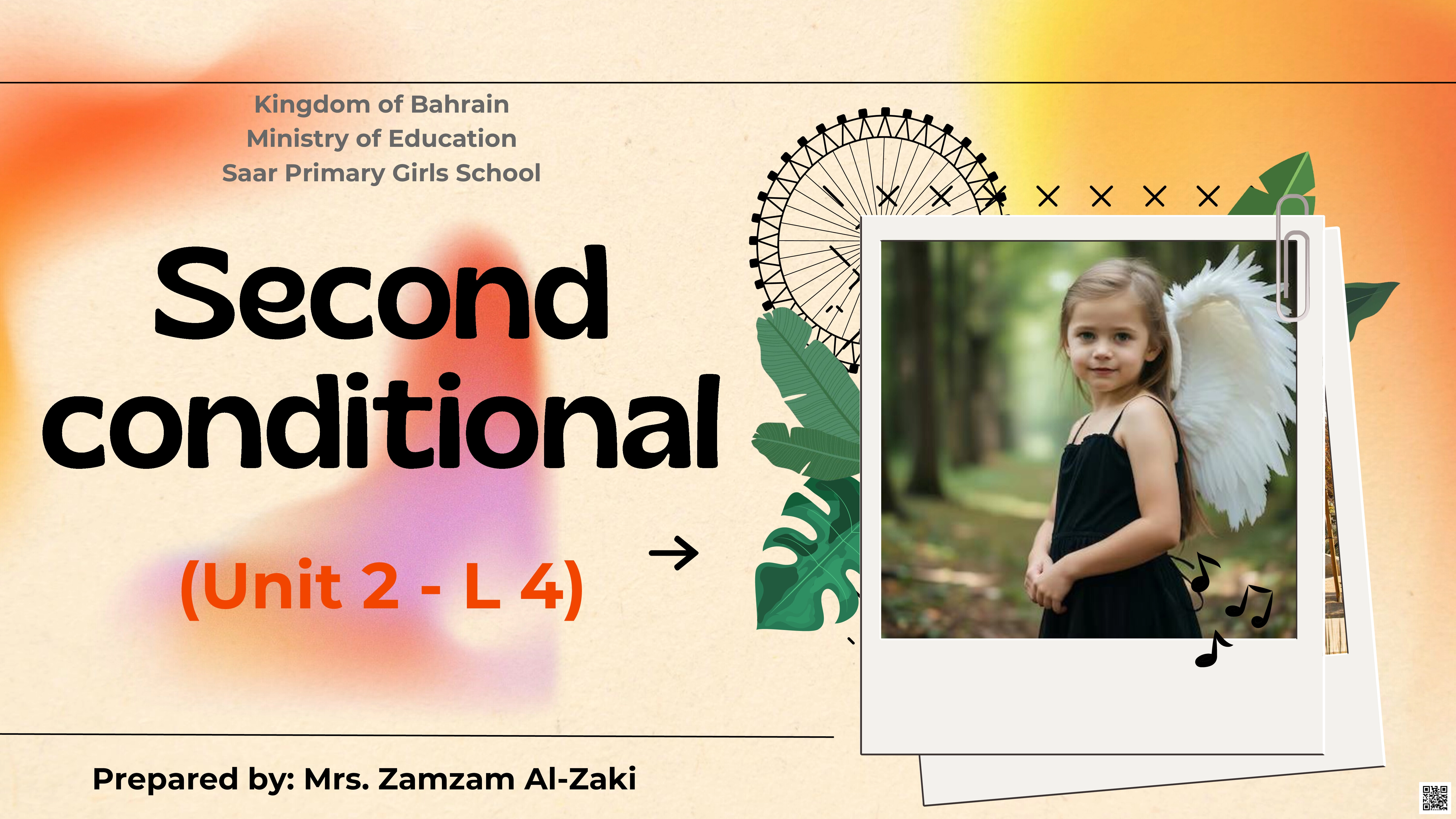 ورقة عمل حول قاعدة الشرط الثاني - لغة انجليزية - الصف الصف السادس - الفصل الفصل الثاني