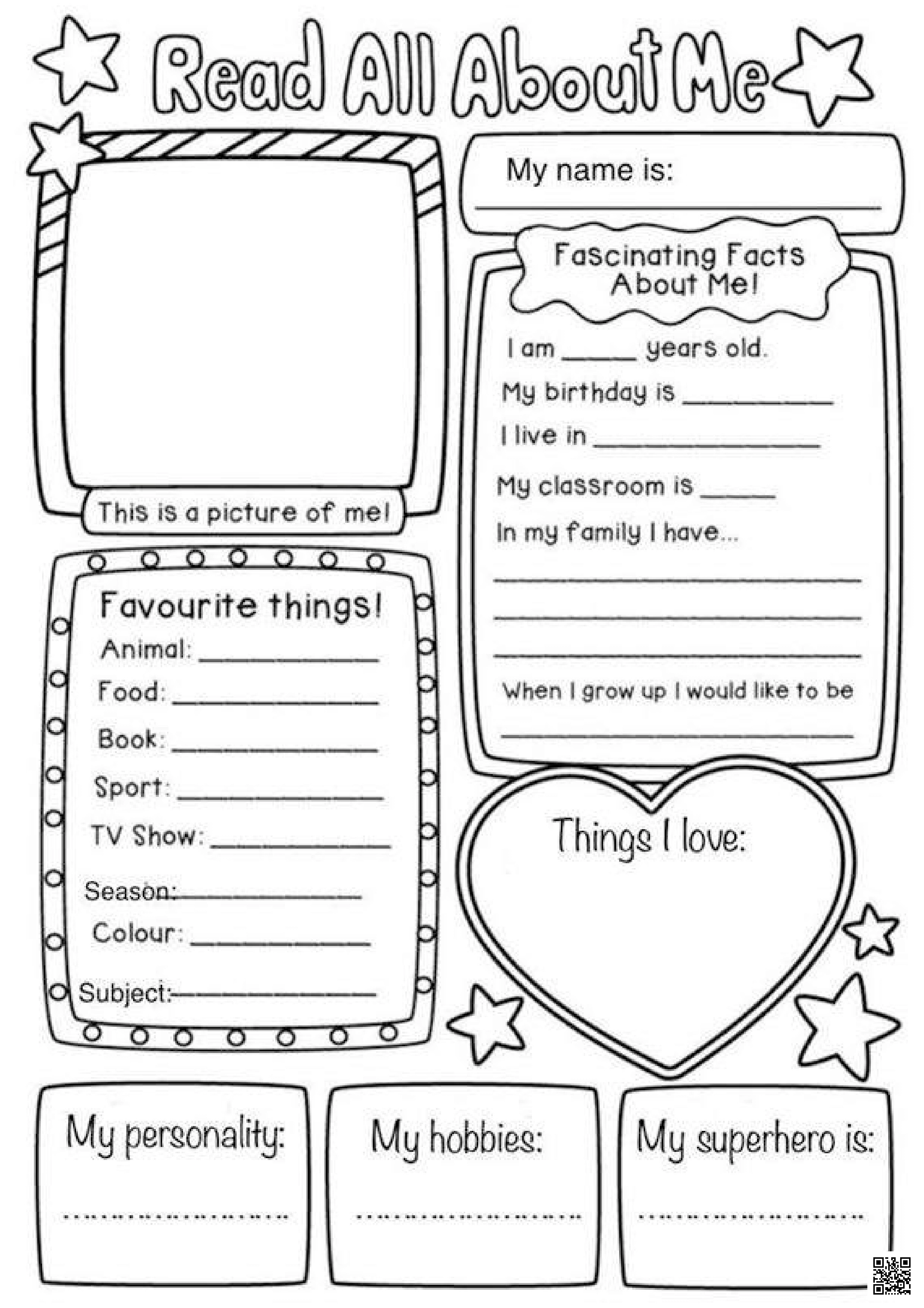 بطاقة تعارف وقصاصات تحفيزية ملف تفاعلي للتعريف بالطالب - لغة انجليزية - الصف الصف الثامن - الفصل الفصل الثاني