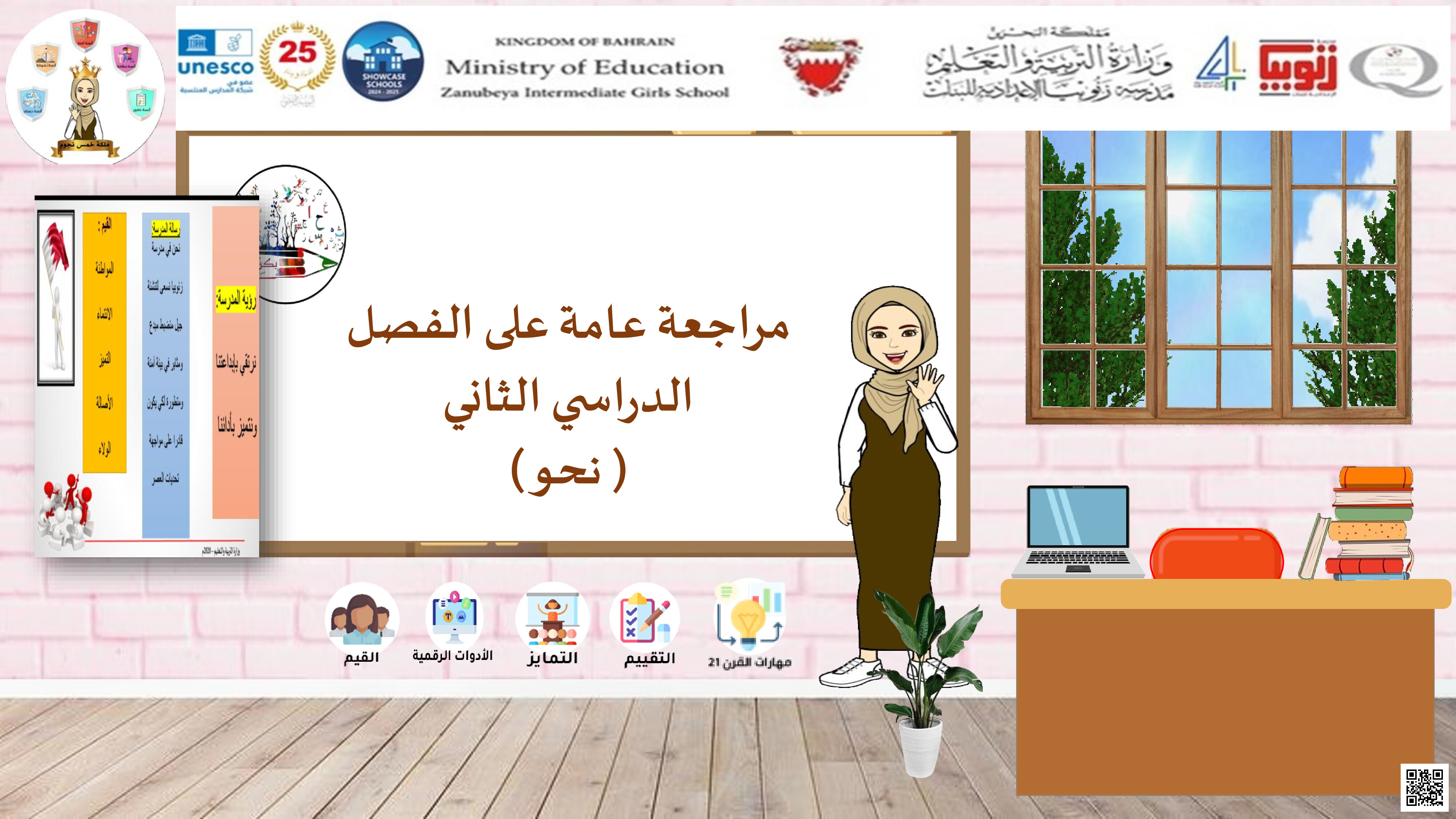 مراجعة النحو - لغة عربية - الصف الصف التاسع - الفصل الفصل الثاني