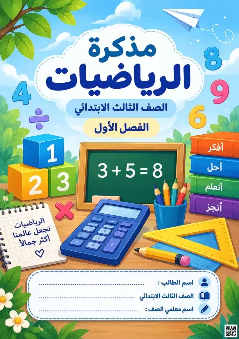 مذكرة الرياضيات