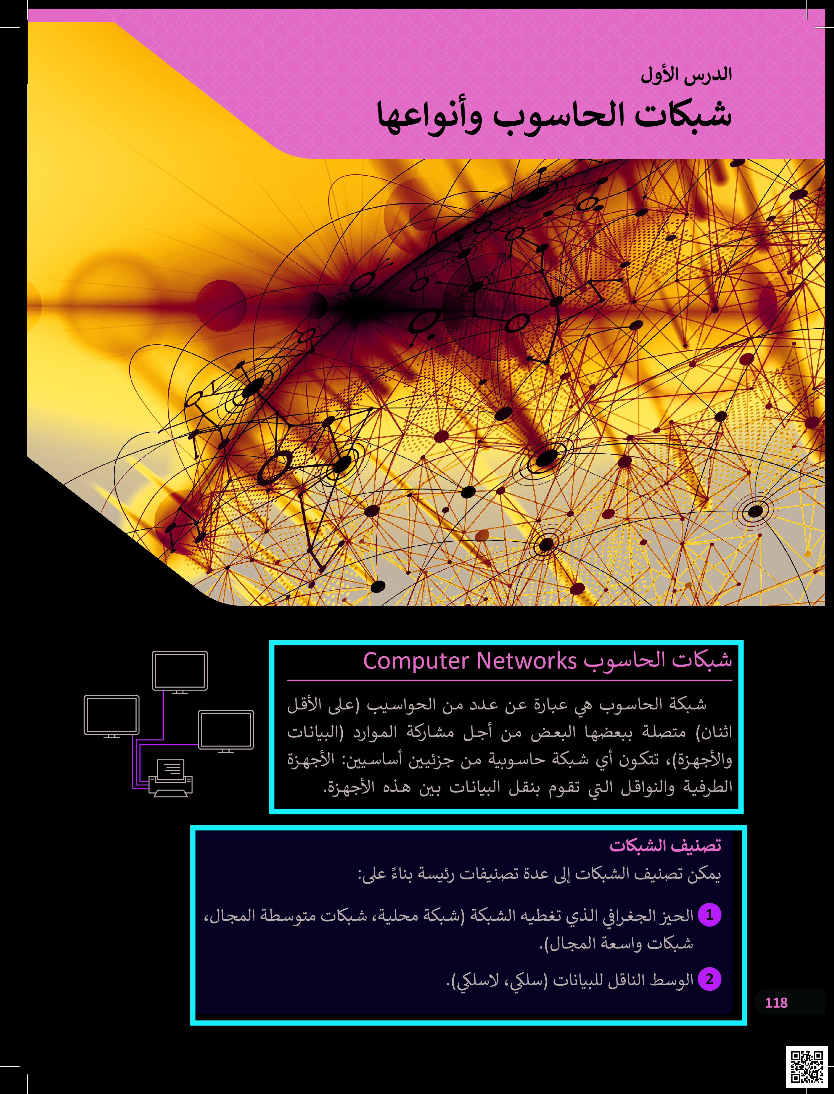 أوراق عمل نهاية الفصل غير مجابة في الشبكات الحاسوبية - علوم الحاسب - الصف المستوى العاشر - الفصل الفصل الثاني