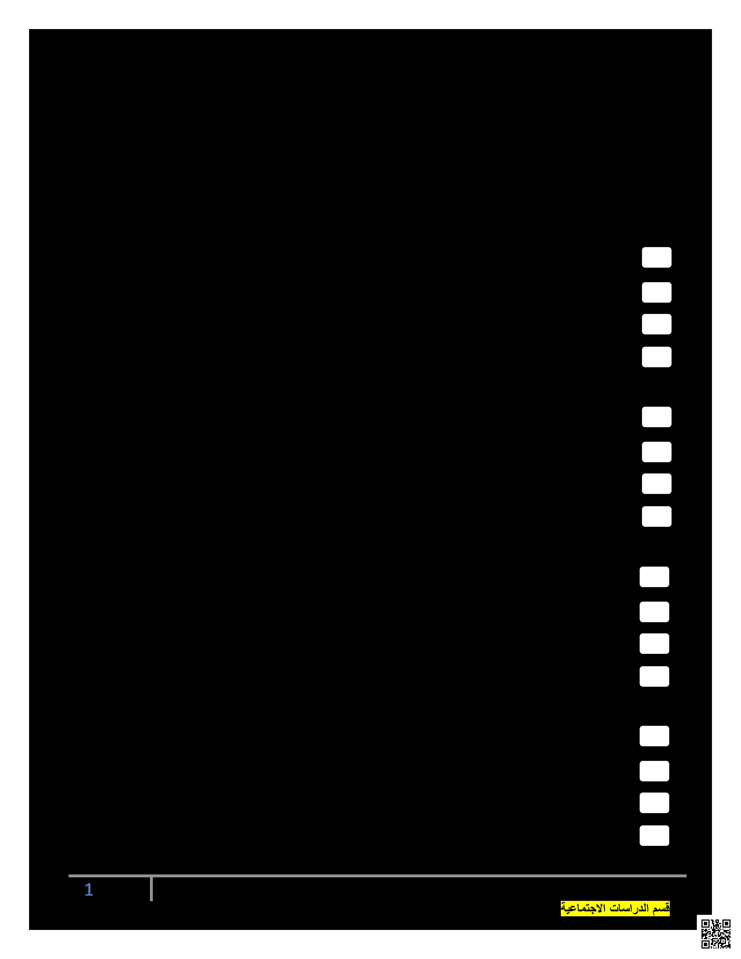 أوراق عمل في مظاهر حضارة بلاد الرافدين غير مجابة - اجتماعيات - الصف المستوى السابع - الفصل الفصل الأول