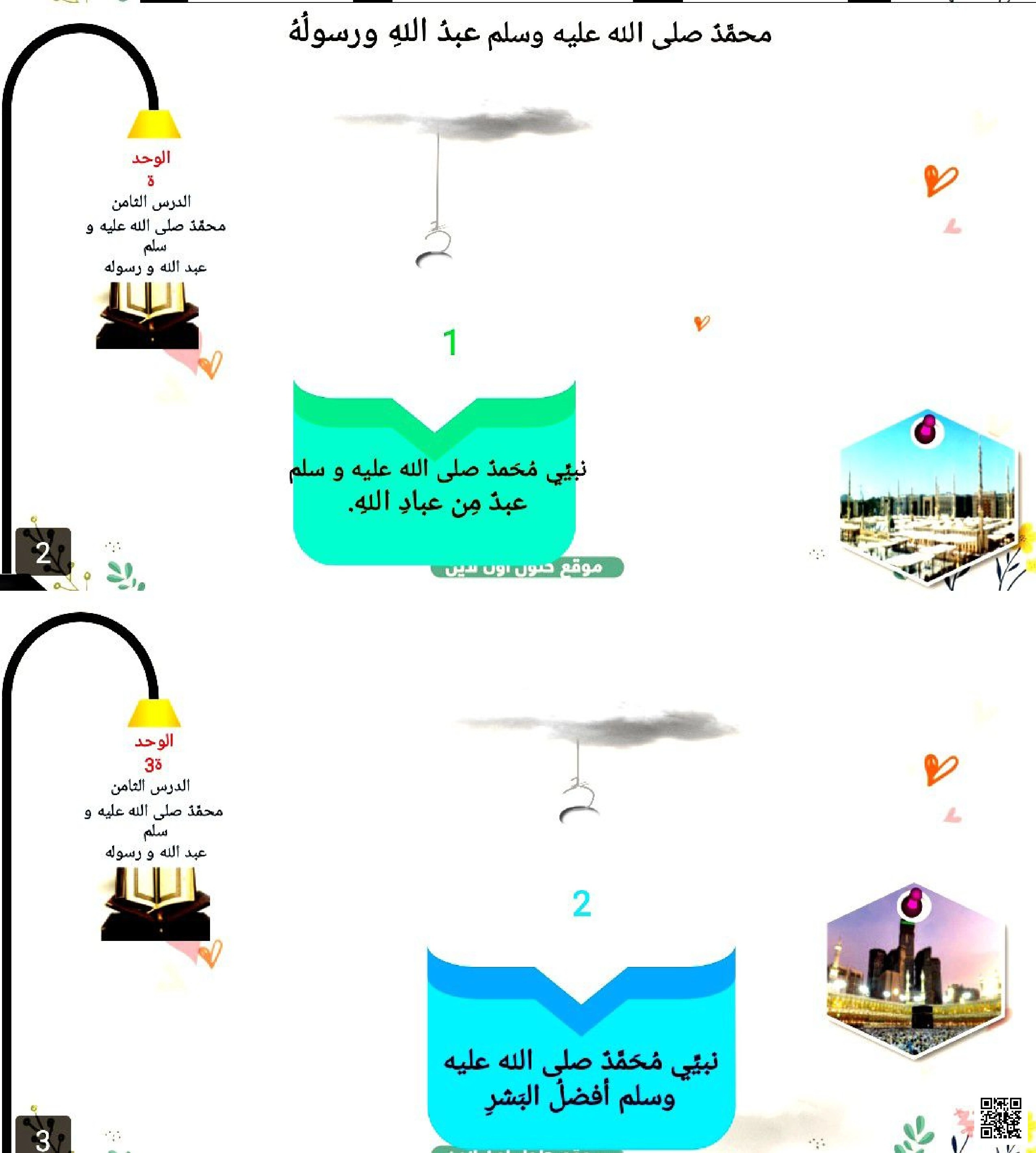 بوربوينت درس النبي محمد صلى الله عليه وسلم أفضل البشر - دراسات اسلامية - الصف الصف الأول - الفصل الفصل الثاني