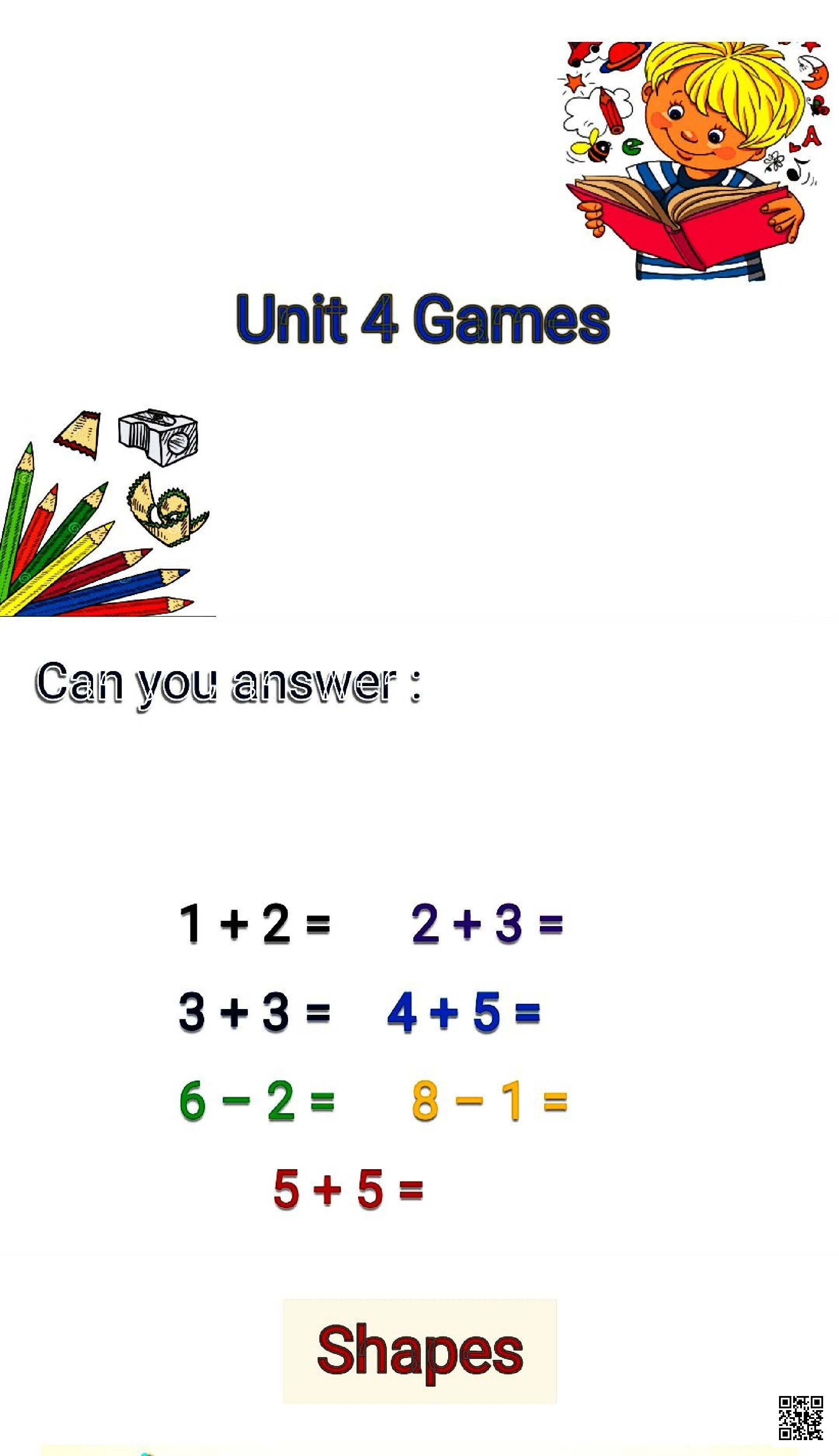 عرض بوربوينت انجليزي We Can 1 Unit 1 Games تمارين رياضية بسيطة وتعلم تهجئة الأشكال - لغة انجليزية - الصف الصف الأول - الفصل الفصل الثاني