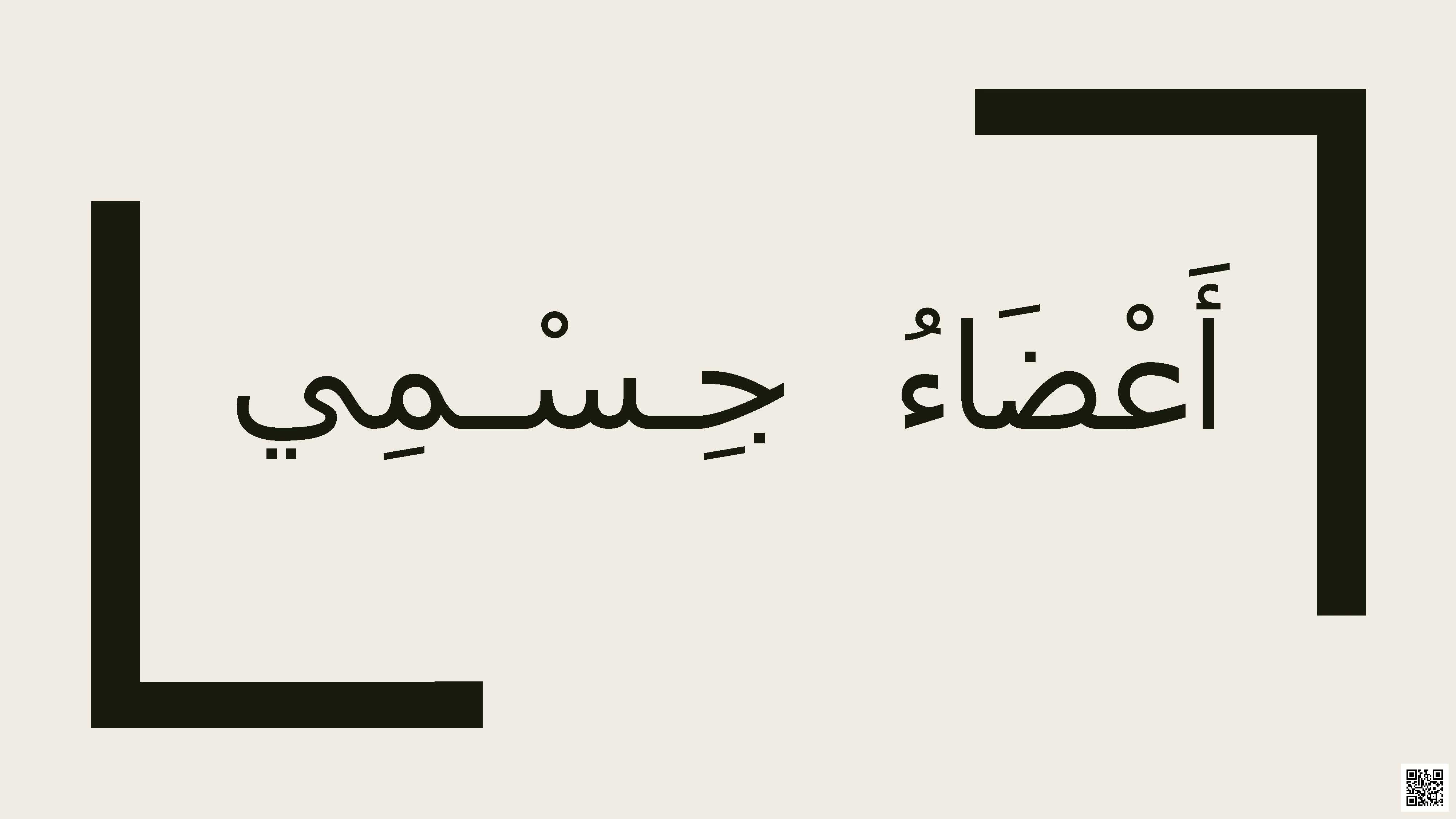 درس أعضاء جسمي 2 في بناء الجمل المقطعة