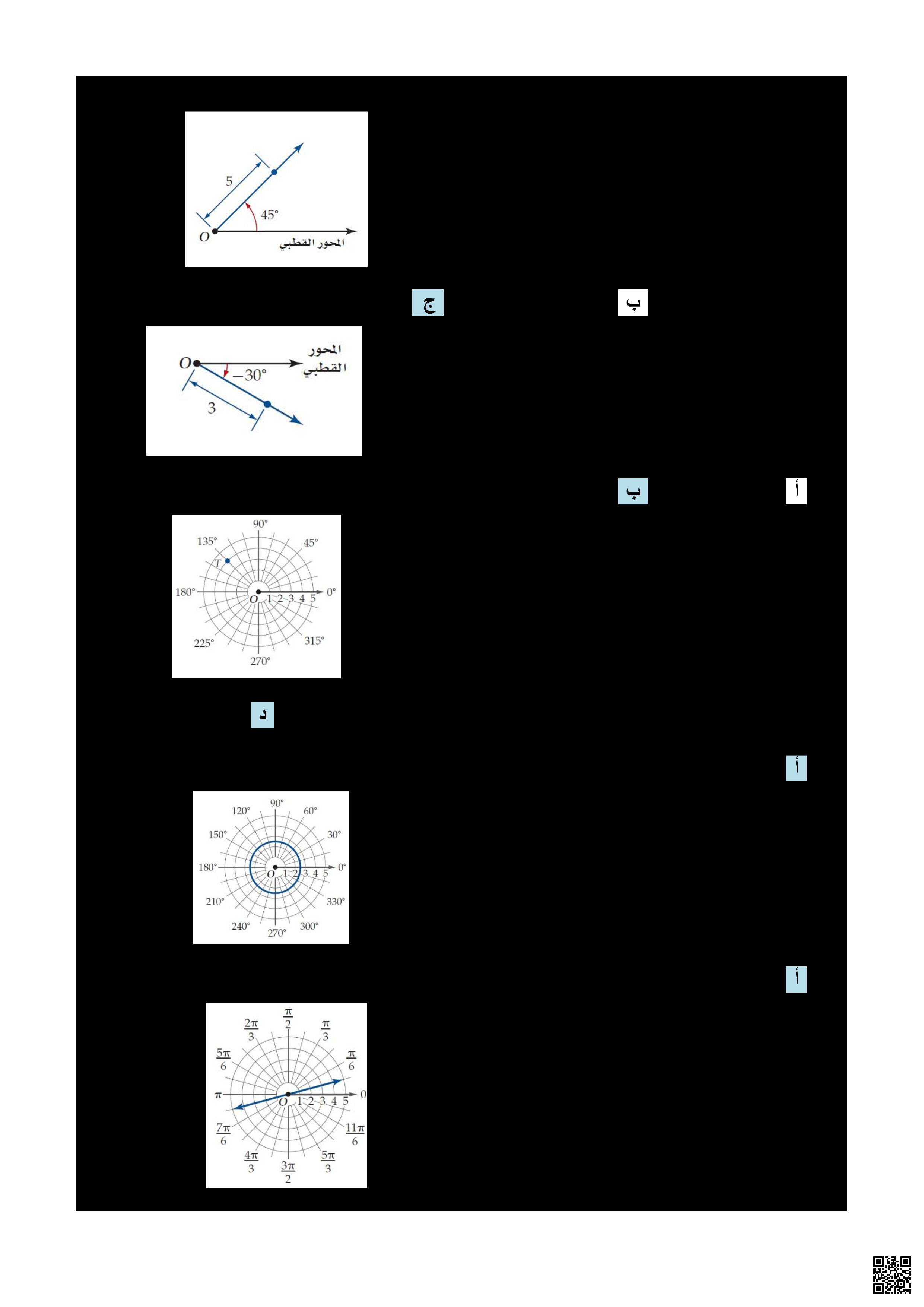 المراجعة النهائية للاختبار مع الإجابة - رياضيات - الصف الصف الثالث الثانوي - الفصل الفصل الثالث
