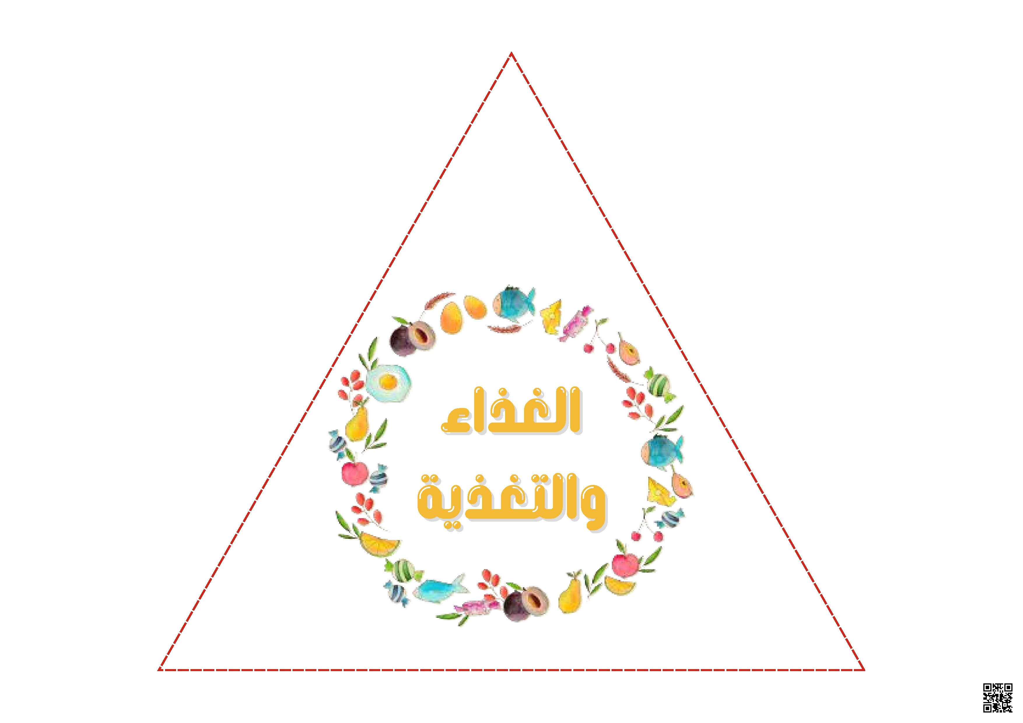 مطوية درس مكونات الغذاء والتغذية - علوم - الصف الصف الثالث - الفصل الفصل الثاني