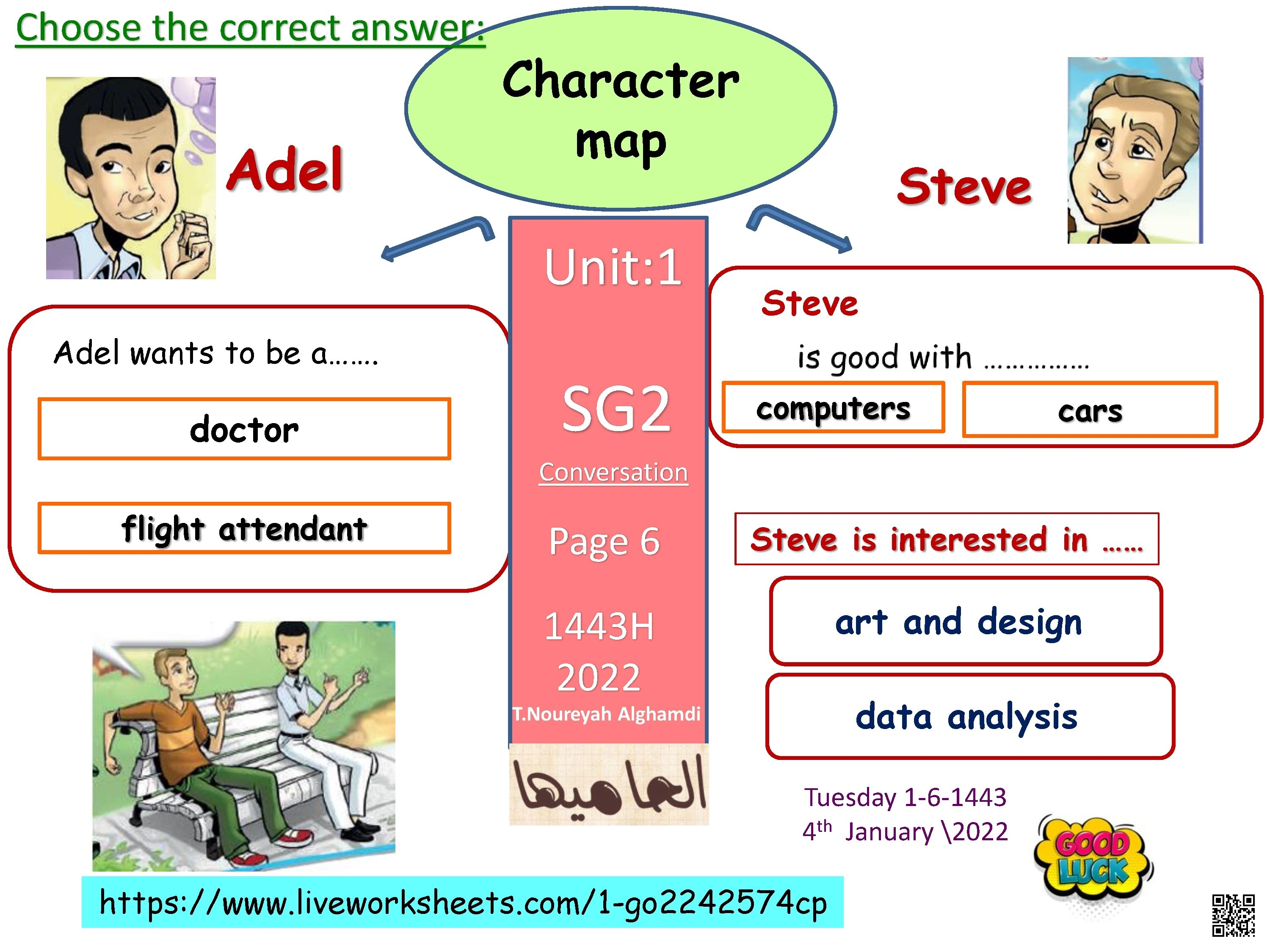 ورقة عمل الدرس4 الوحدة 9 نشاط تفاعلي لمراجعة نطق نهايات الأفعال وتحليل محادثة - لغة انجليزية - الصف الصف الأول المتوسط - الفصل الفصل الثاني
