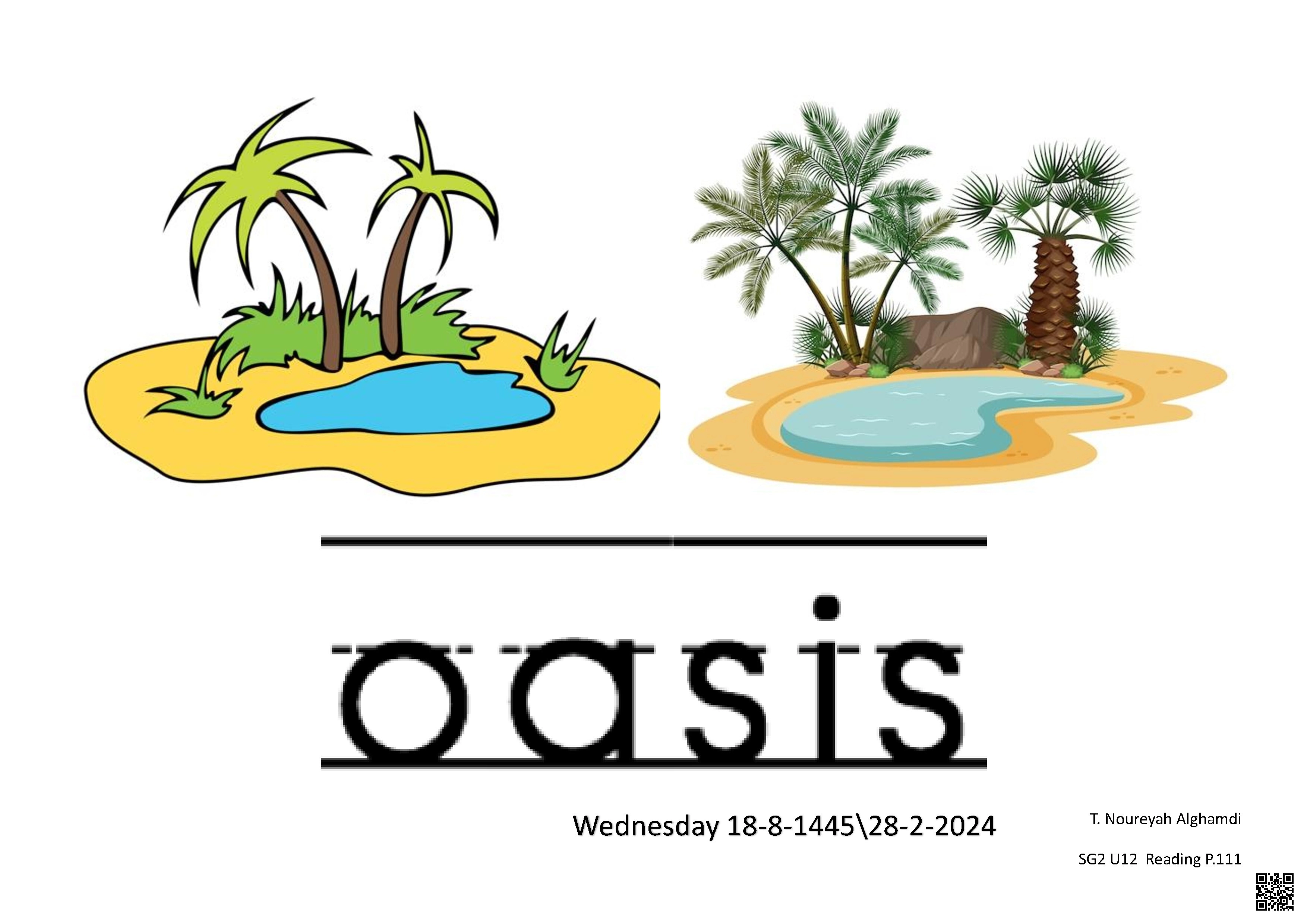 الدرس5 الوحدة12 بطاقات تعليمية مصورة لدعم قراءة - لغة انجليزية - الصف الصف الثالث المتوسط - الفصل الفصل الثاني