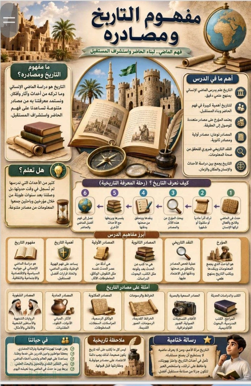 مفهوم التاريخ ومصادره