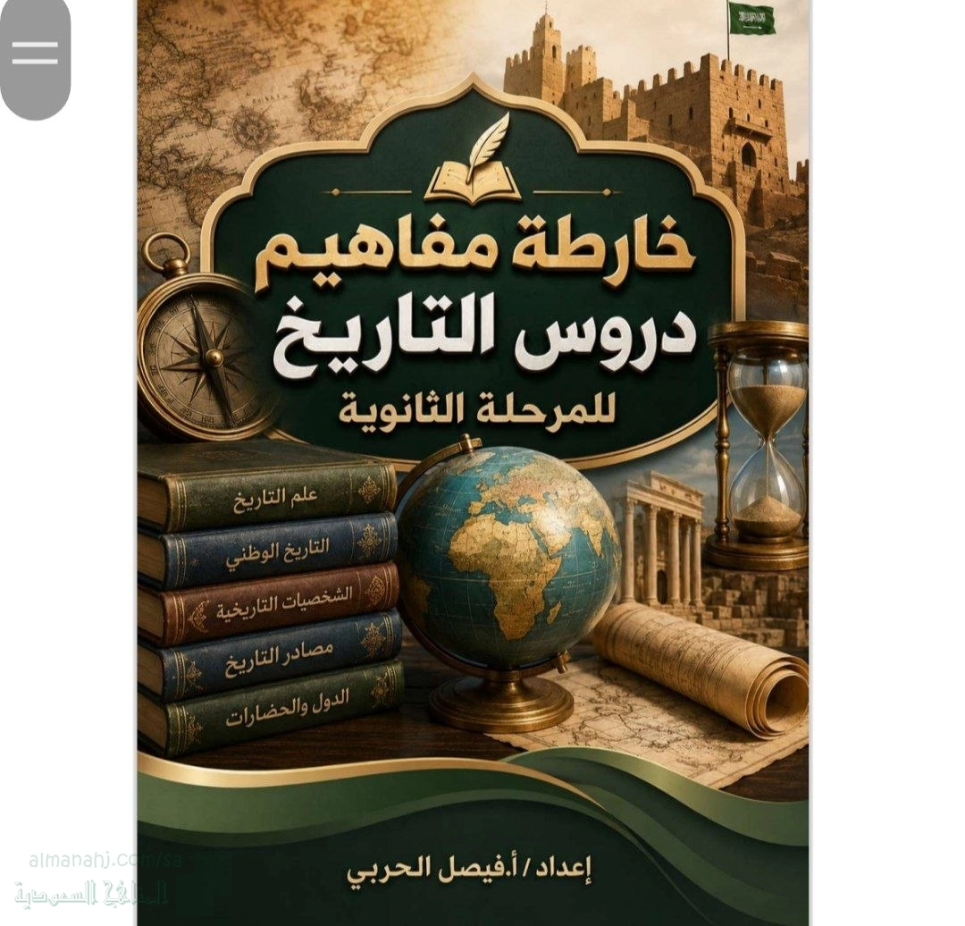 خرائط مفاهيم التاريخ ومصادره